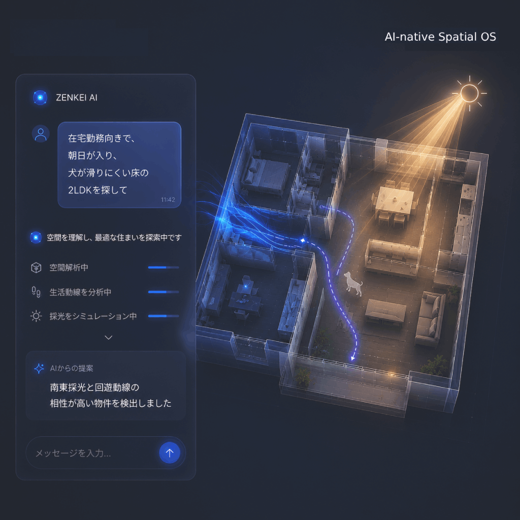 AIと対話する新しい住まい探し